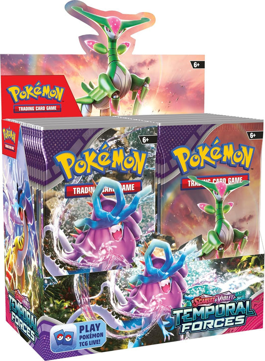 Pokemon - TCG - Scarlet & Violet Temporal Forces Booster Display