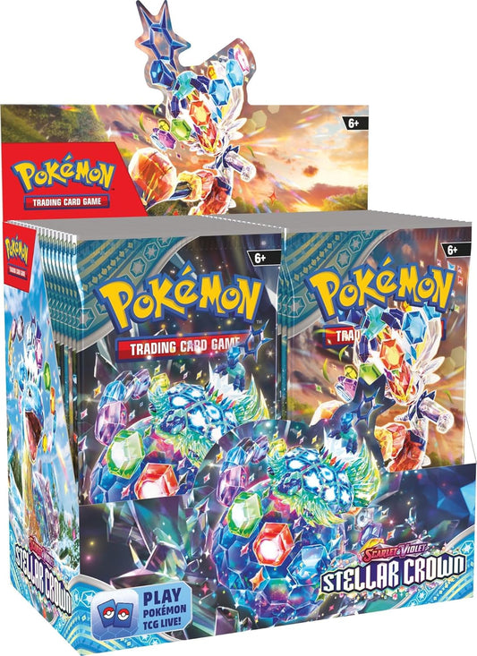 POKÉMON TCG Scarlet & Violet 7 Stellar Crown Booster Display