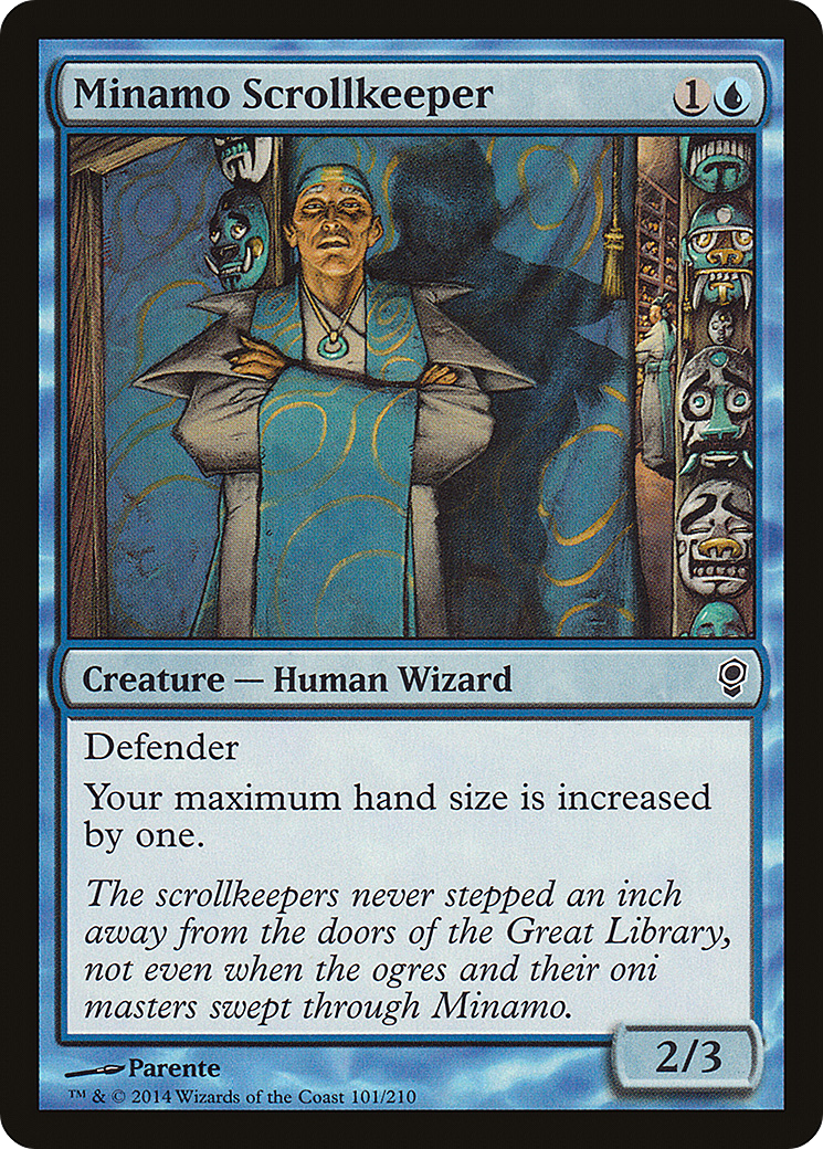 Minamo Scrollkeeper (CNS-101) - Conspiracy Foil