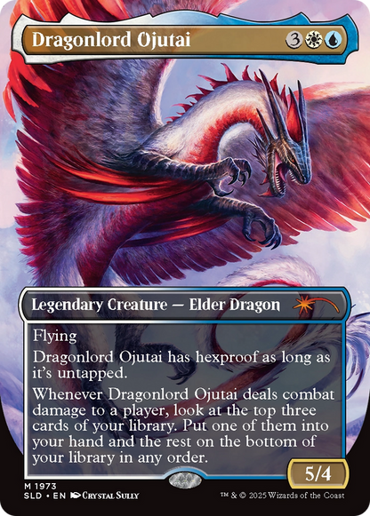 Dragonlord Ojutai // Dragonlord Ojutai (SLD-1973) - Secret Lair Drop (Borderless)