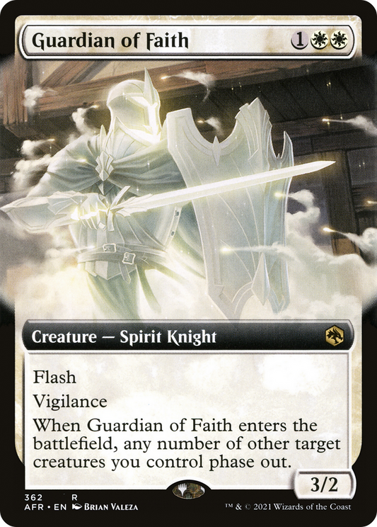 Guardian of Faith (Extended Art) (AFR-362) - Adventures in the Forgotten Realms: (Extended Art) Foil