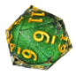 Oversized D20 55mm Liquid Core - Green Gold