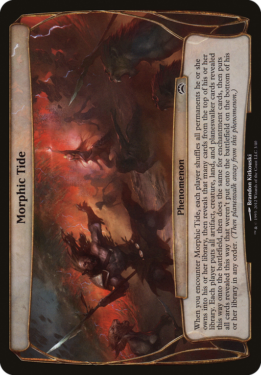 Morphic Tide (Planechase 2012) (OVER-003) - Planechase 2012 Planes