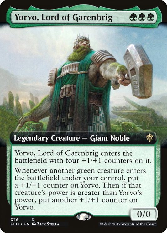 Yorvo, Lord of Garenbrig (Extended Art) (ELD-376) - Throne of Eldraine: (Extended Art)