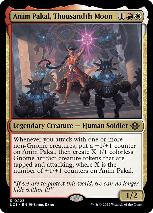 Anim Pakal, Thousandth Moon (LCI-223) - The Lost Caverns of Ixalan Foil