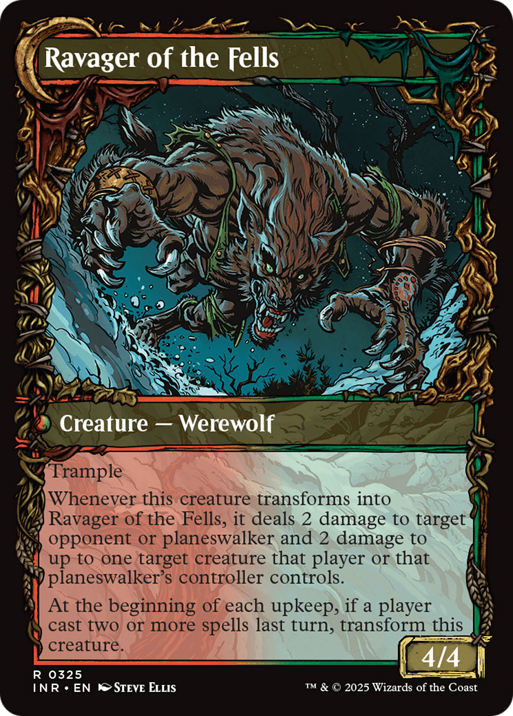 Huntmaster of the Fells // Ravager of the Fells (INR-325) - Innistrad Remastered: (Showcase) Foil