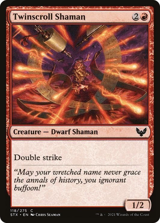 Twinscroll Shaman (STX-118) - Strixhaven: School of Mages Foil