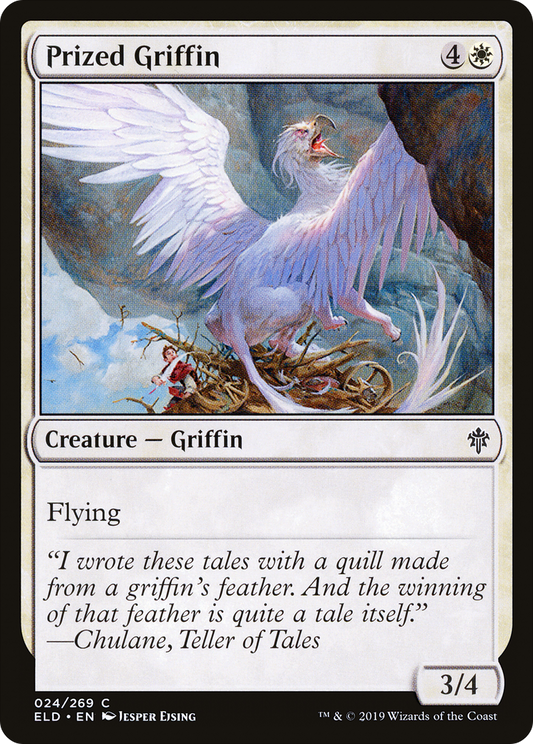 Prized Griffin (ELD-024) - Throne of Eldraine Foil