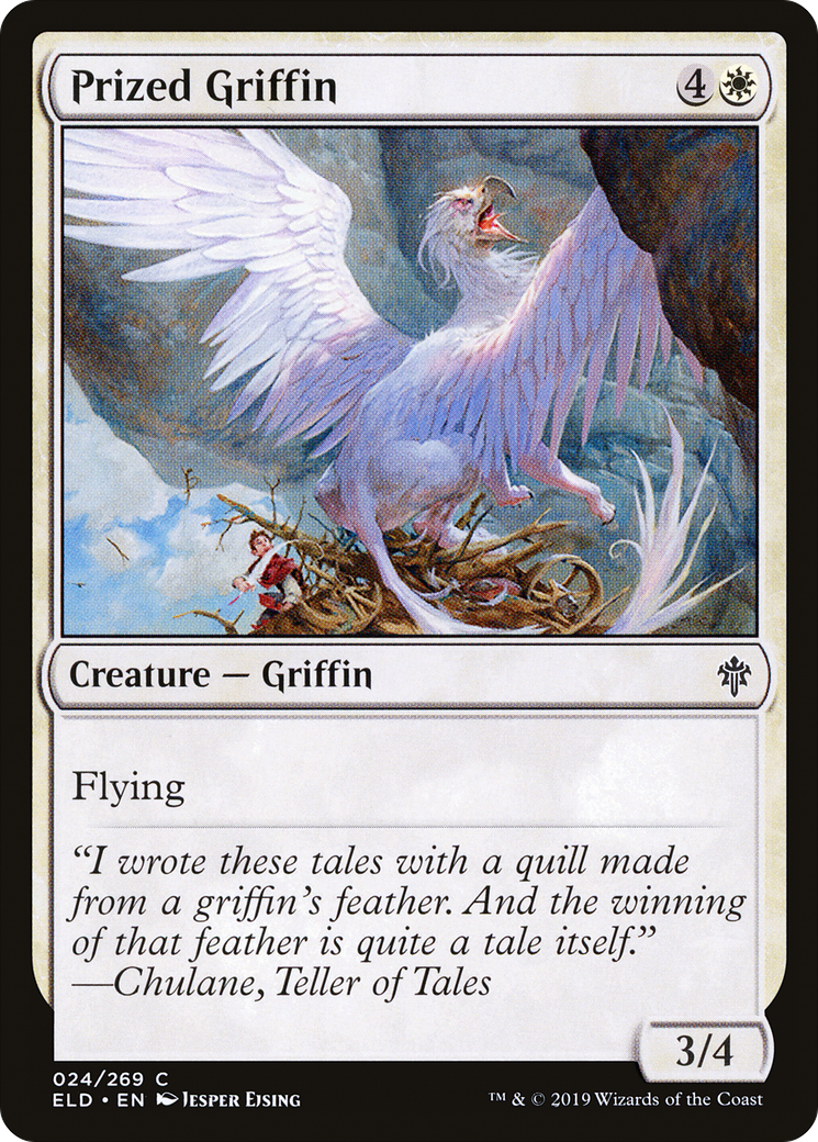 Prized Griffin (ELD-024) - Throne of Eldraine