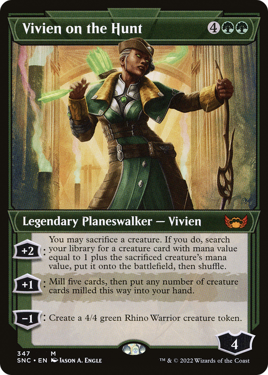 Vivien on the Hunt (Showcase) (SNC-347) - Streets of New Capenna: (Showcase)