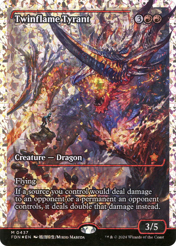 Twinflame Tyrant (FDN-437) - Foundations: (Showcase) Foil