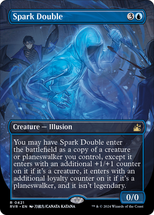Spark Double (Anime Borderless) (RVR-421) - Ravnica Remastered (Borderless)