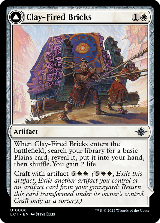 Clay-Fired Bricks (LCI-006) - The Lost Caverns of Ixalan Foil