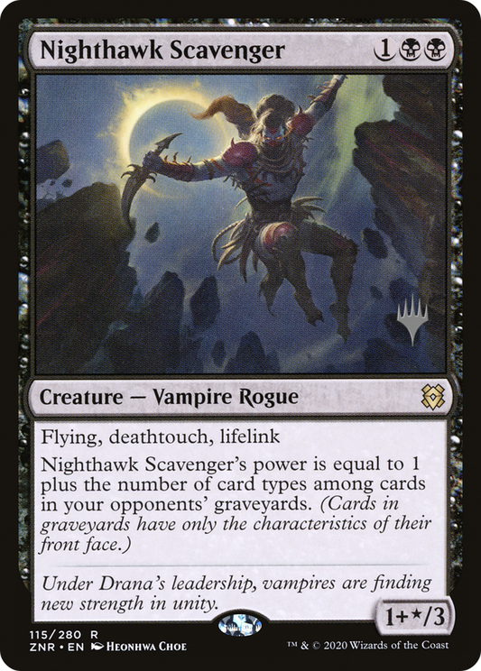 Nighthawk Scavenger (PPZNR-115) - Zendikar Rising Promos Foil