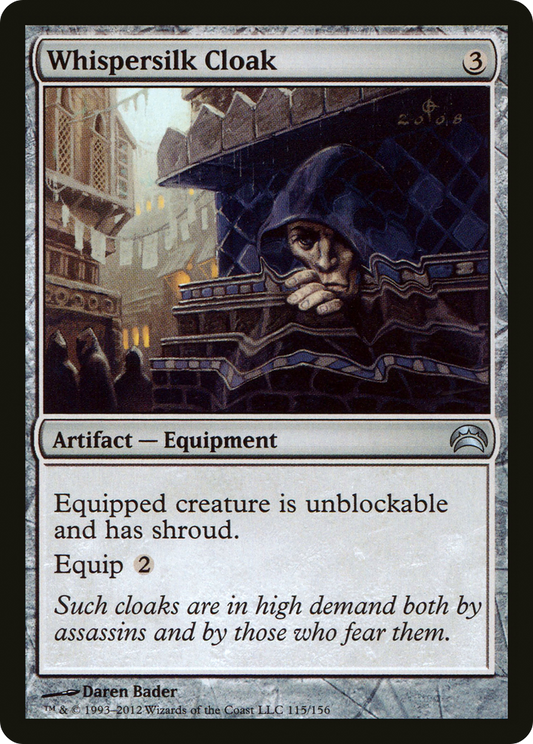 Whispersilk Cloak (PC2-115) - Planechase 2012 Foil
