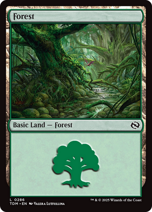 Forest (TDM-286) - Tarkir: Dragonstorm