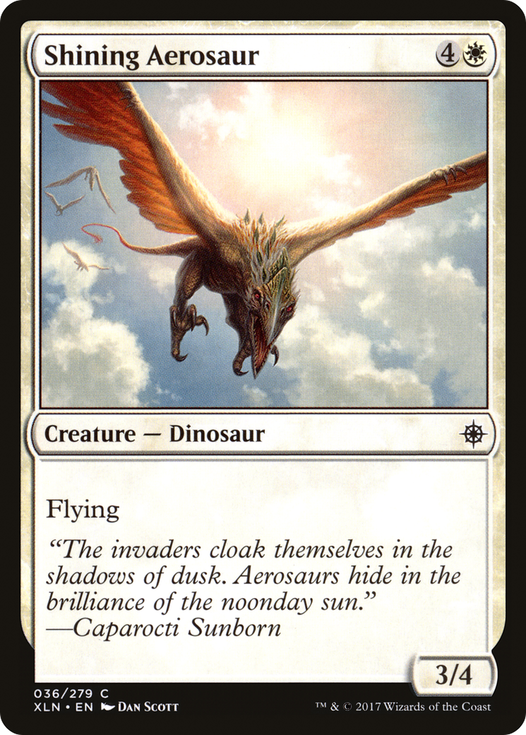 Shining Aerosaur (XLN-036) - Ixalan Foil