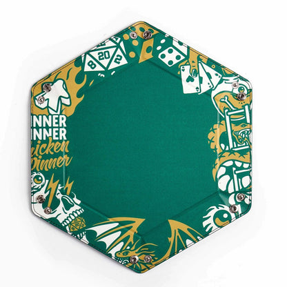 LPG Essentials Hex Dice Tray 8" - Artist Series: Cara