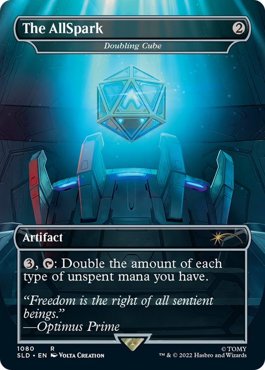 The AllSpark - Doubling Cube (SLD-1080) - Secret Lair Drop (Borderless) Foil