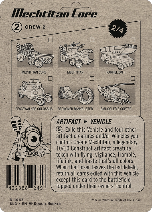 Mechtitan Core // Mechtitan Core (SLD-1965) - Secret Lair Drop (Borderless) Foil