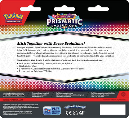 Pokémon TCG: Scarlet & Violet Prismatic Evolutions Tech Sticker