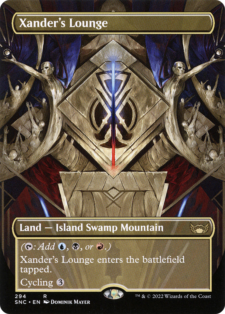 Xander's Lounge (Borderless) (SNC-294) - Streets of New Capenna (Borderless) Foil