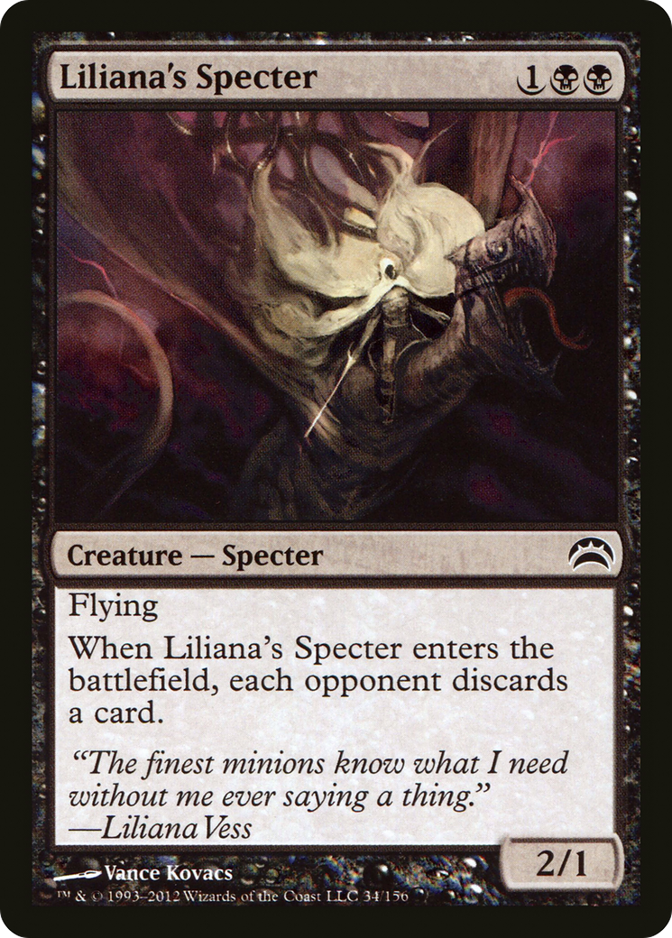Liliana's Specter (PC2-034) - Planechase 2012 Foil