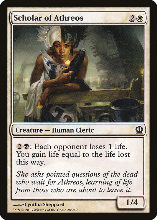Scholar of Athreos (THS-028) - Theros Foil