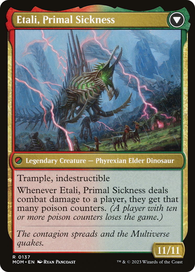 Etali, Primal Conqueror (MOM-137) - March of the Machine Foil