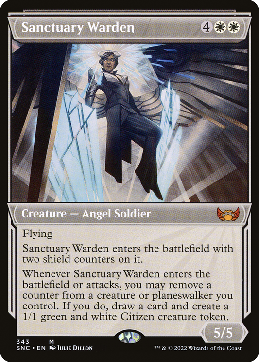 Sanctuary Warden (Showcase) (SNC-343) - Streets of New Capenna: (Showcase)