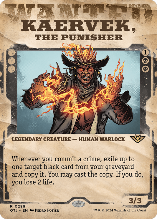Kaervek, the Punisher (Showcase) (OTJ-289) - Outlaws of Thunder Junction: (Showcase) (Borderless)