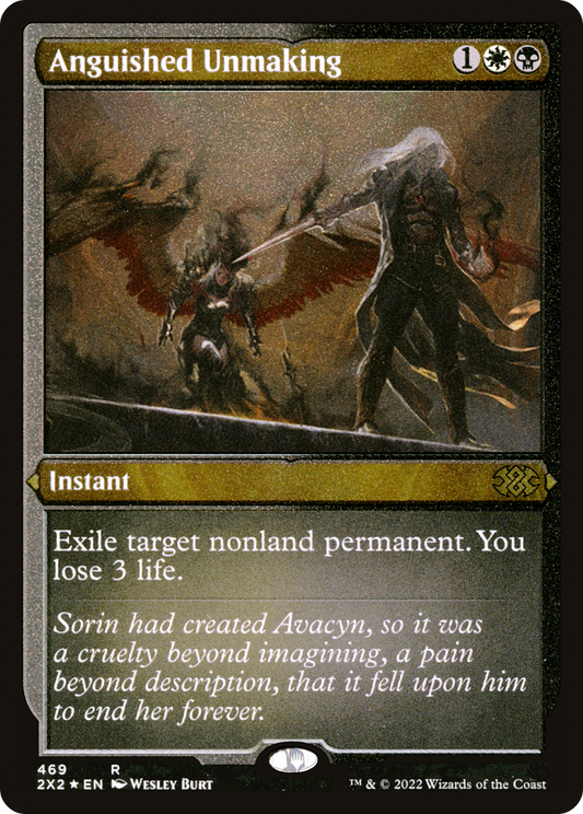 Anguished Unmaking (2X2-469) - Double Masters 2022 Foil