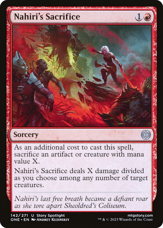 Nahiri's Sacrifice (ONE-142) - Phyrexia: All Will Be One