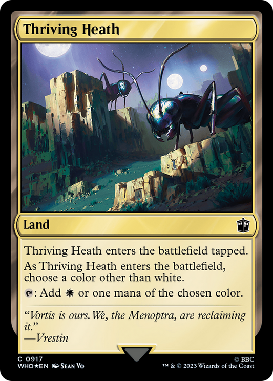 Thriving Heath (Surge Foil) (WHO-917) - Doctor Who Foil