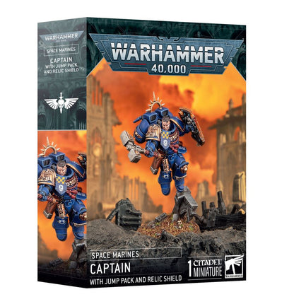 Warhammer 40K Captain with Jump Pack and Relic Shield 48-102