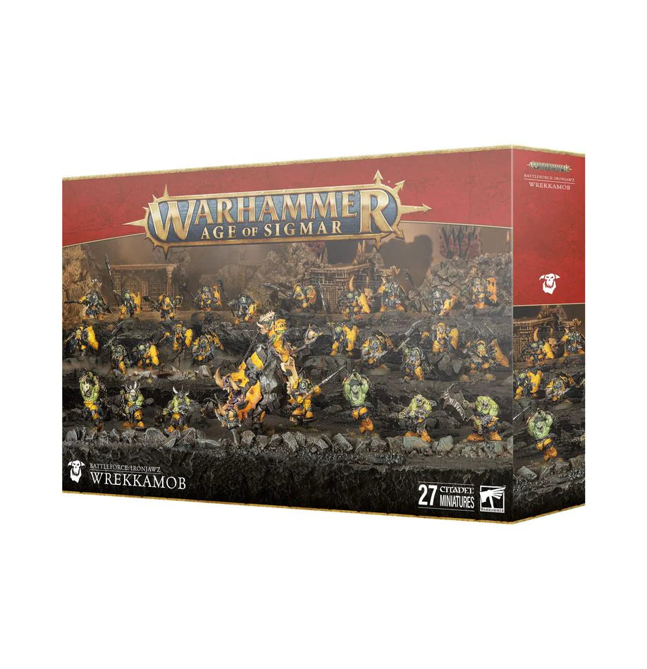 Warhammer Age of Sigmar Ironjawz Battleforce Wrekkamob 89-86