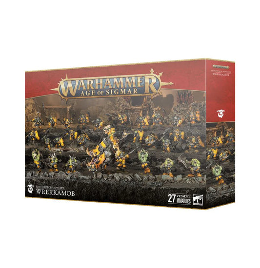 Warhammer Age of Sigmar Ironjawz Battleforce Wrekkamob 89-86