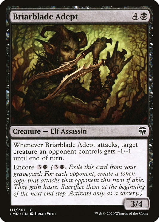 Briarblade Adept (CMR-111) - Commander Legends Foil