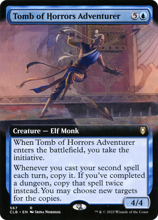 Tomb of Horrors Adventurer (Extended Art) (CLB-567) - Commander Legends: Battle for Baldur's Gate: (Extended Art)