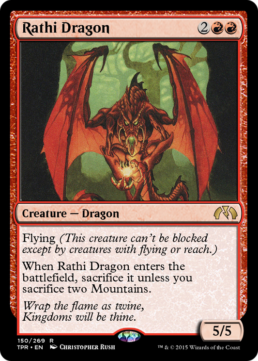Rathi Dragon (9ED-) - Tempest Remastered Foil