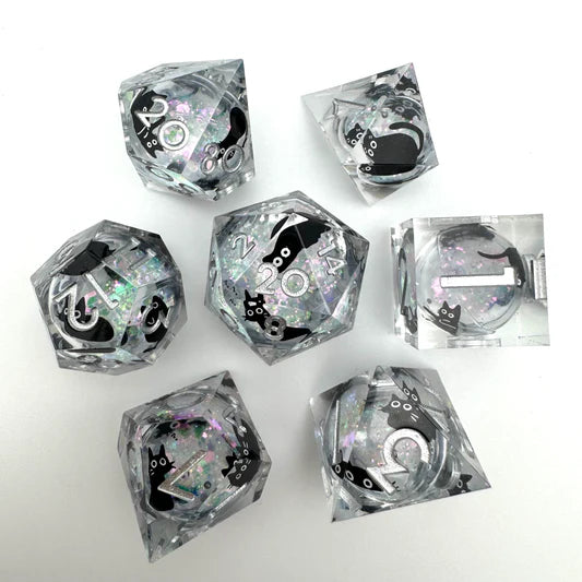 Mystic Whiskers - Liquid Core Dice Set