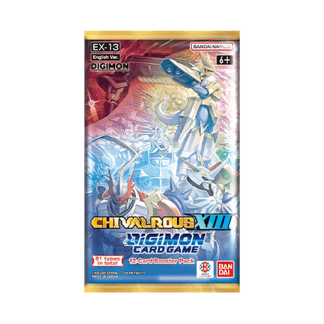 Digimon Card Game: Extra Booster Pack – Chivalrous XIII [EX-13]