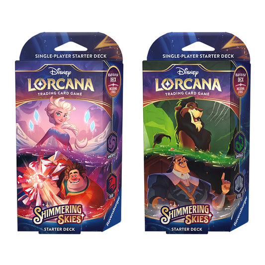 Disney Lorcana Set 5 TCG - Shimmering Skies Starter Deck
