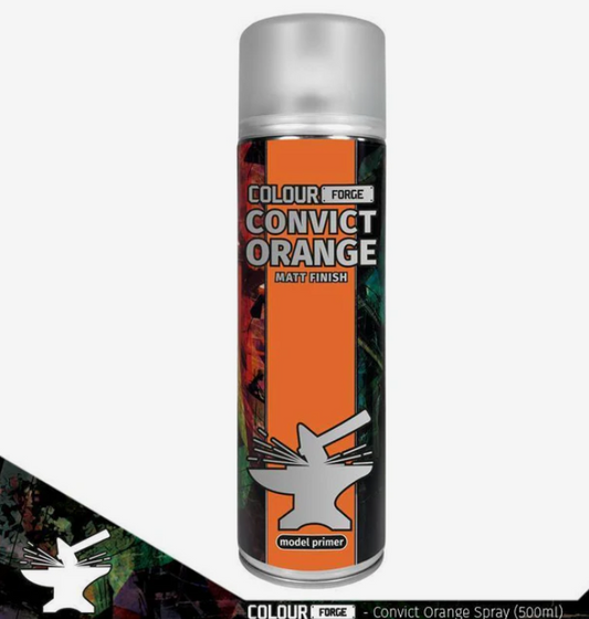 Colour Forge - Aerosol Spray Primer - Convict Orange 500ml