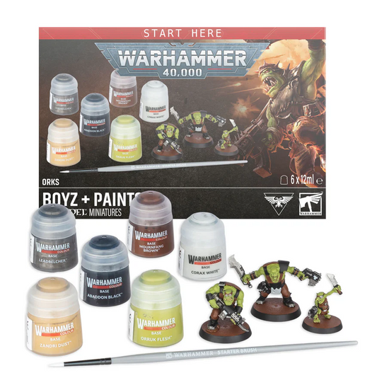 Warhammer 40k: Ork Boyz + Paints 11th Edition (60-05)