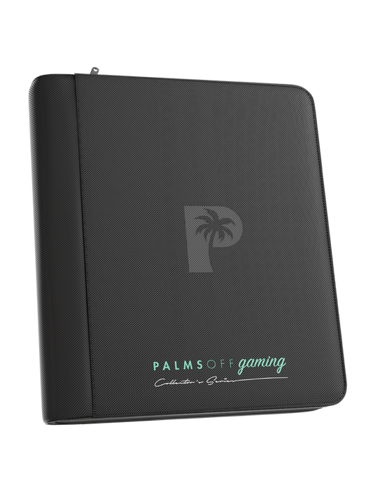 Palms Off Gaming Collector's Series 4 Pocket Top Loader Zip Binder - BLACK
