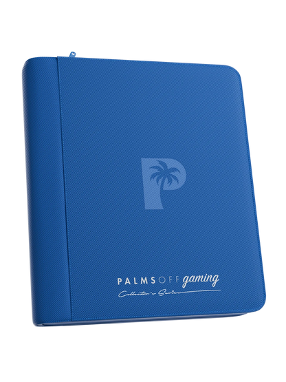 Palms Off Gaming Collector's Series 4 Pocket Top Loader Zip Binder - BLACK