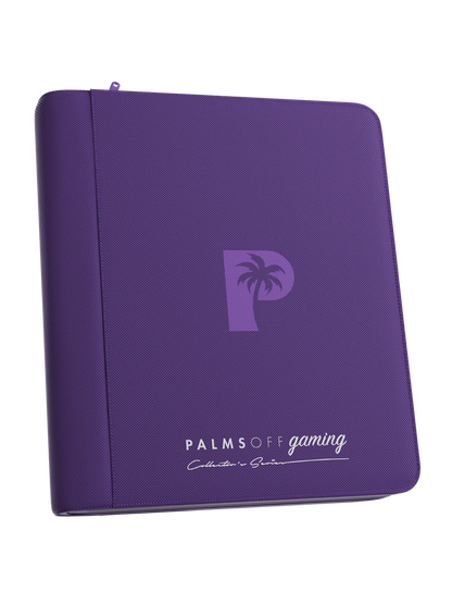 Palms Off Gaming Collector's Series 4 Pocket Top Loader Zip Binder - BLACK