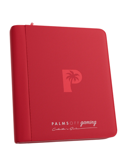 Palms Off Gaming Collector's Series 4 Pocket Top Loader Zip Binder - BLACK