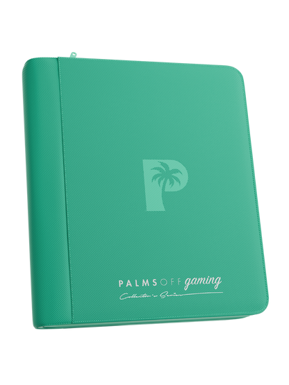 Palms Off Gaming Collector's Series 4 Pocket Top Loader Zip Binder - BLACK